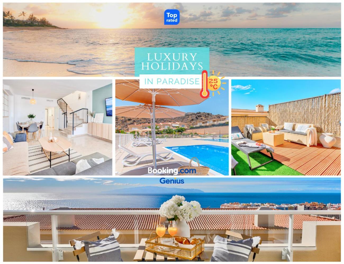Black Beach Luxury Vacation House Пуерто де Сантяго Екстериор снимка